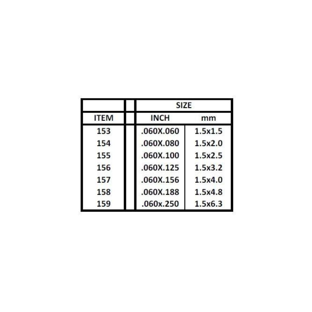 Evergreen Styrene Strips .060 X .156 In-9