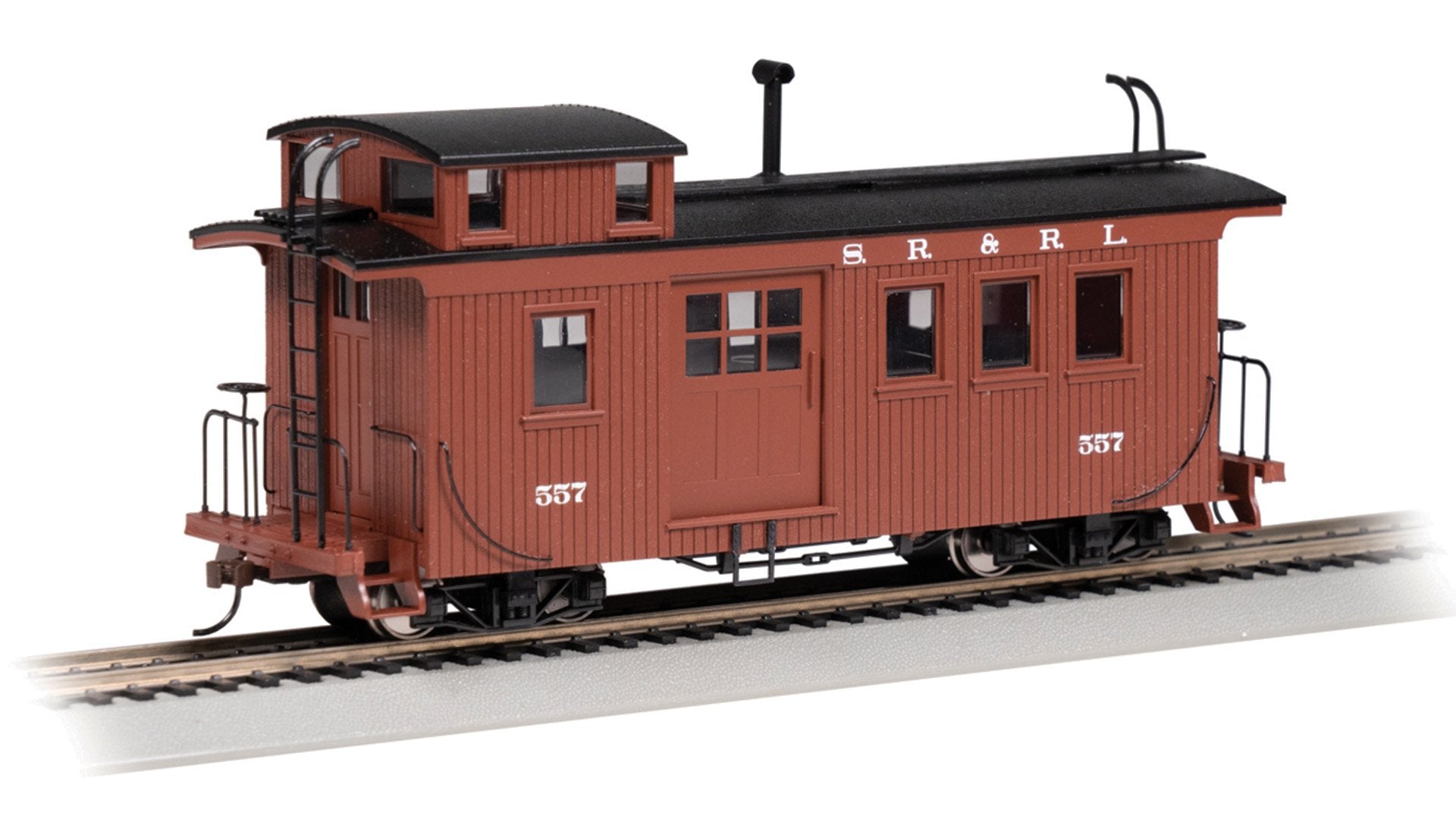 Bachmann Sandy River & Rangeley Lakes #557 Wood Side Door Caboose On30