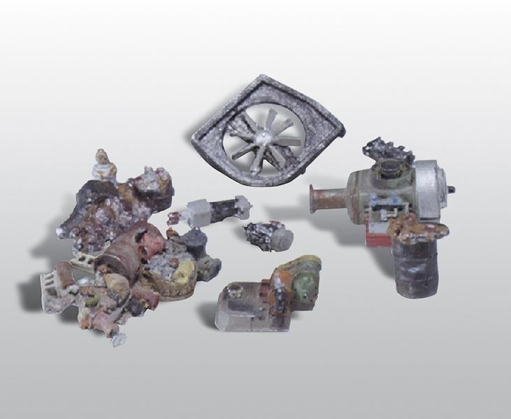 Woodland Scenics Industrial Junk Sc Details, HO Scale