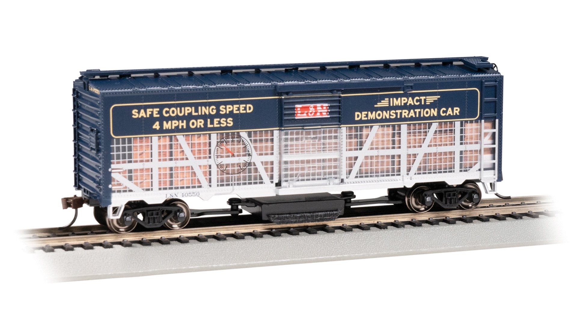 Bachmann Louisville & Nashville #40550 HO Scale Trk Cleaning Box Car