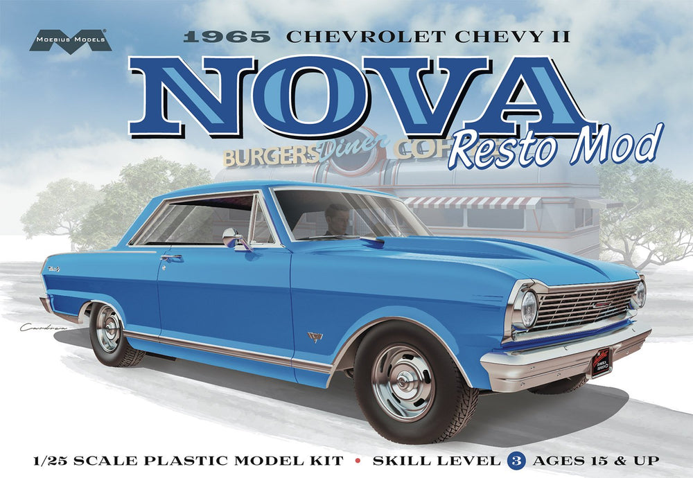 Moebius 1:25 1965 Chevy II Nova Resto Mod