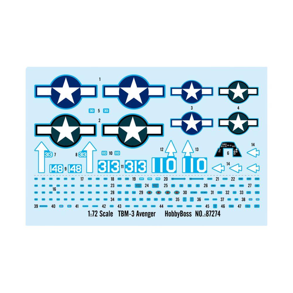 Hobbyboss 1:72 TBM-3 Avenger