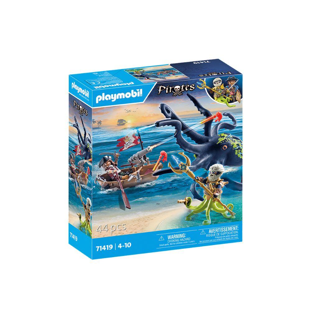 Playmobil Battle Against The Giant Octopus