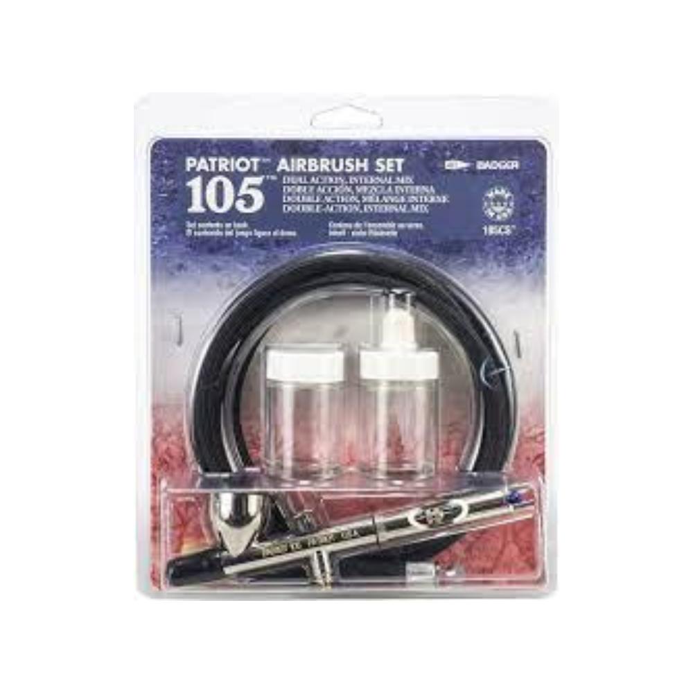 Badger Patriot 105 Gravity Feed Detail Nozzle Airbrush