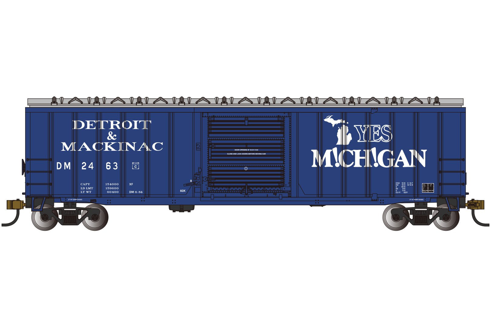 Bachmann Detroit & Mackinac #2463are. N Scale