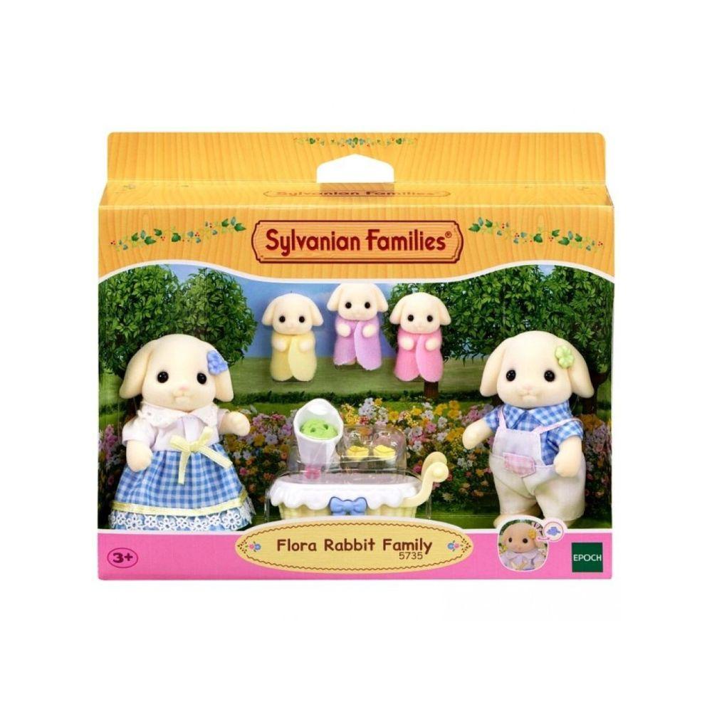 Sylvanian Families Flora Rabbit Family