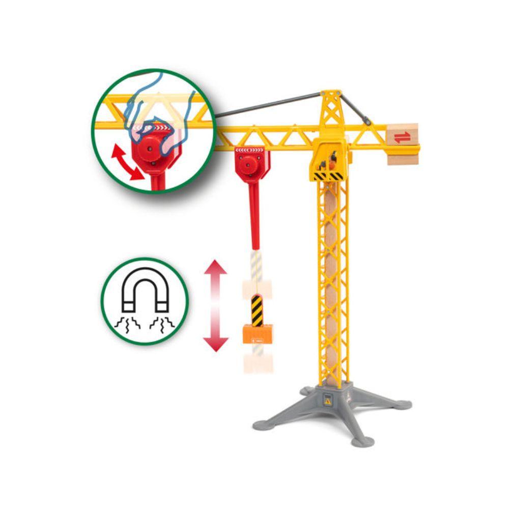 BRIO Construction Crane w Lights