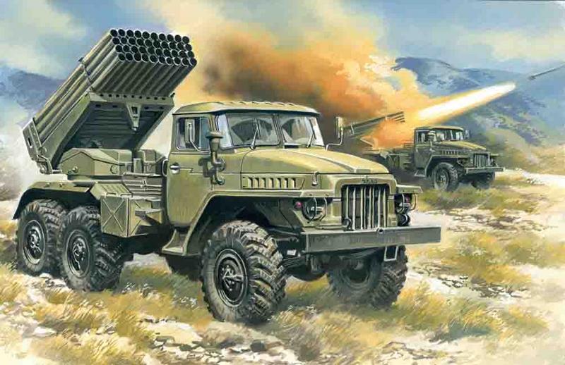 ICM 1:72 Bm-21 Grad Rocket System