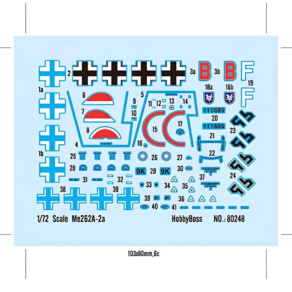 Hobbyboss 1:72 Me262 A-2A Bomber