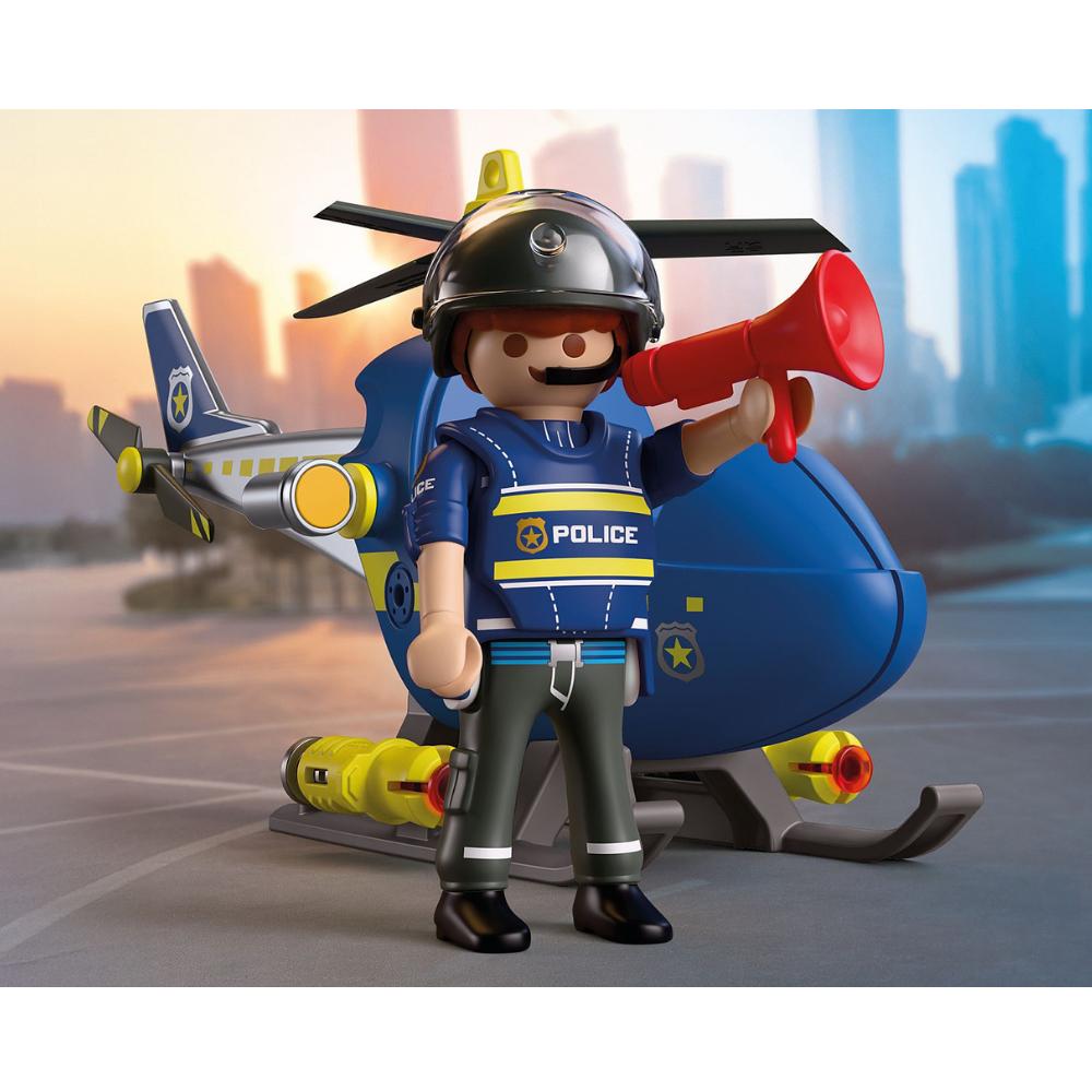 Playmobil Police Helicopter with Radar Function