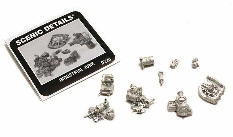 Woodland Scenics Industrial Junk Sc Details, HO Scale