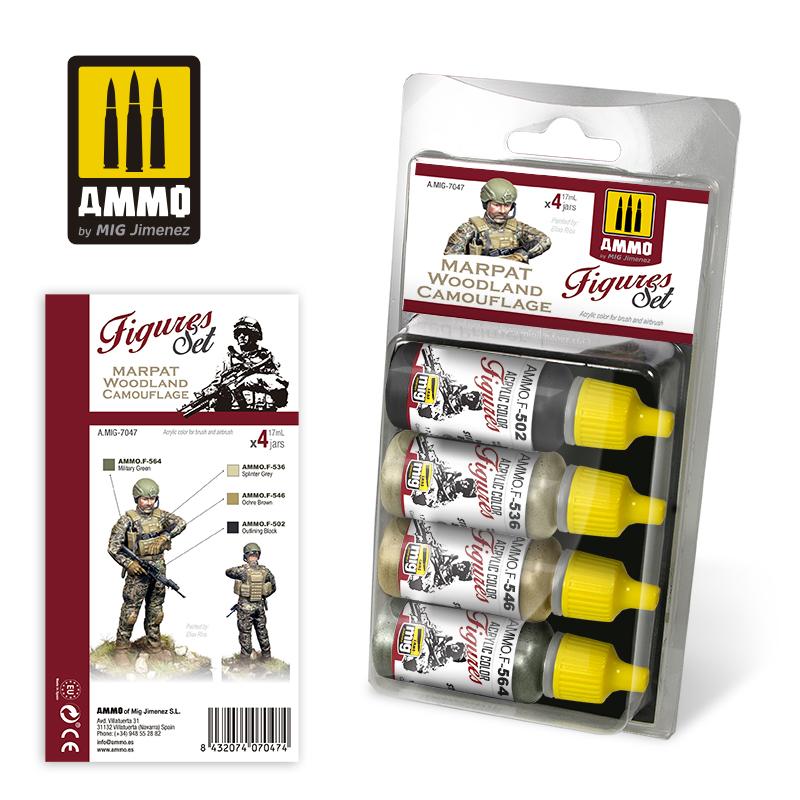 Ammo Marpat Woodland Camouflage FiguresSet