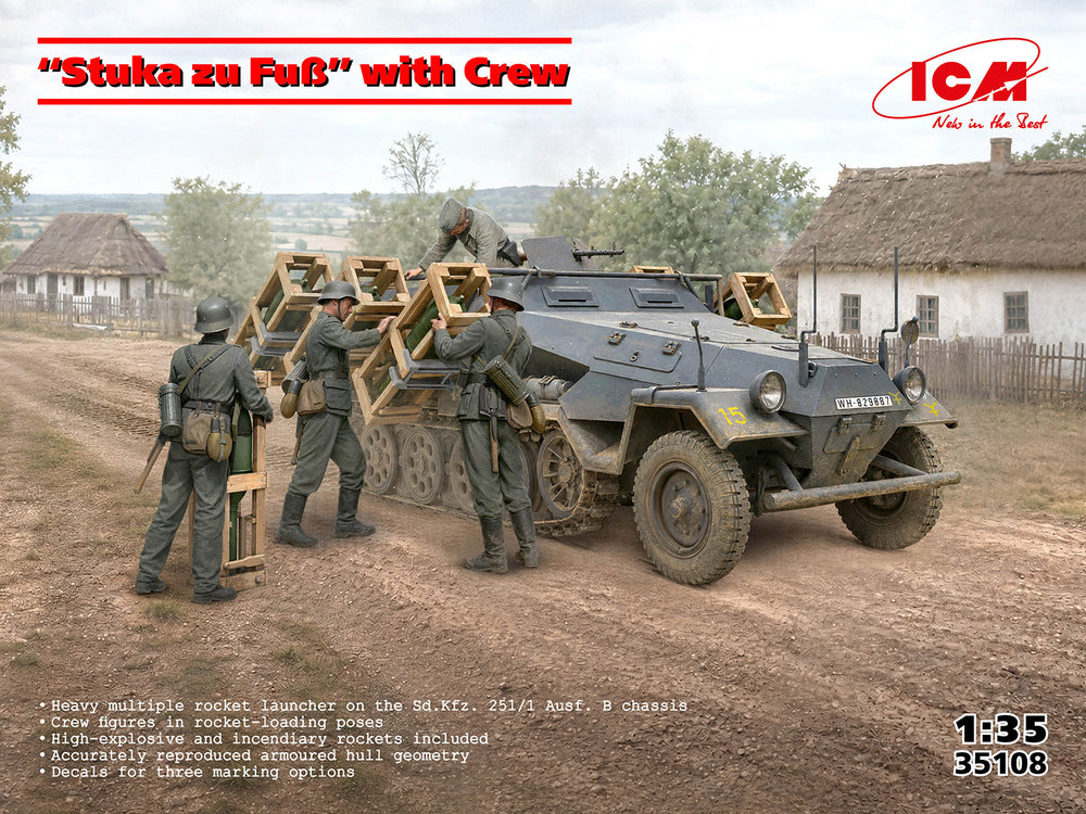 ICM 1:35 Stuka zu FuB with Crew