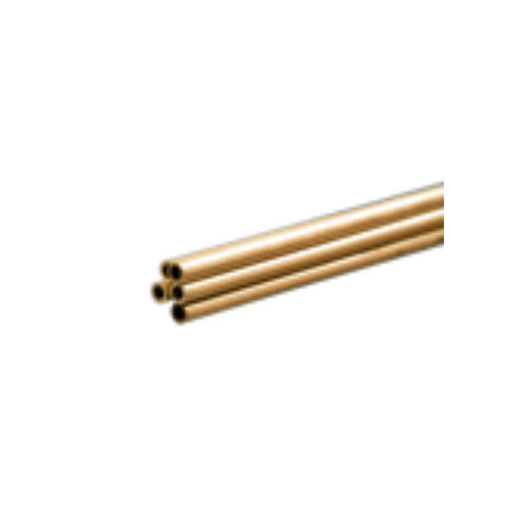 KS Metals Brass Tube 3Mm Odx.45Mm Wall-5Pcs  1 Mtr