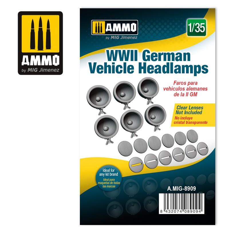 Ammo 1:35 WWII German Vehicle Headlamps