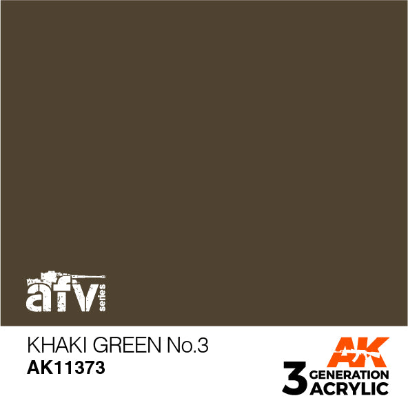 AK Interactive Acrylic Khaki Green No.3