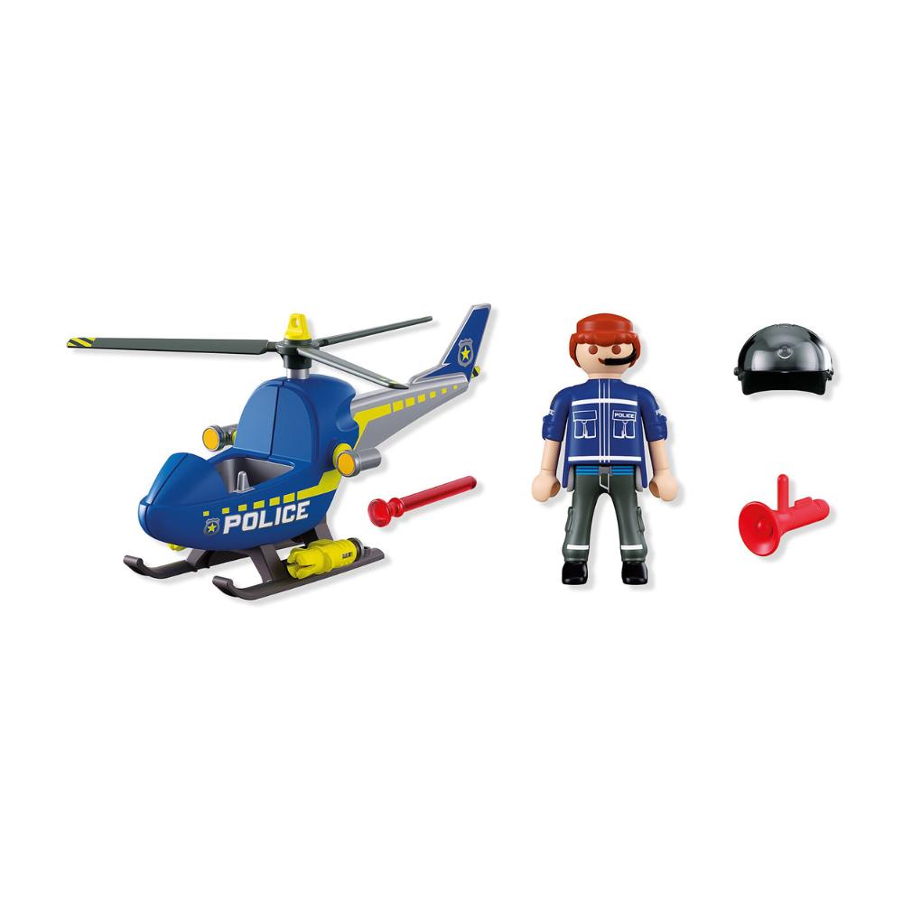 Playmobil Police Helicopter with Radar Function
