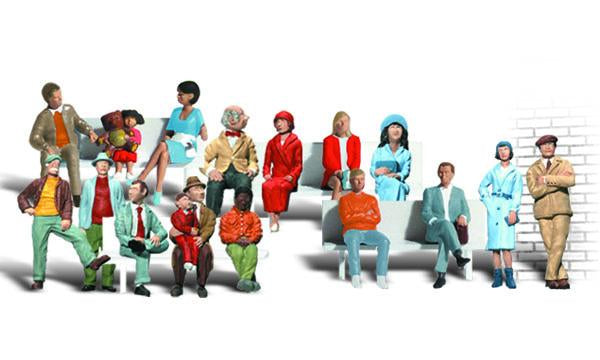 Woodland Scenics N Assorted Figures Economy Pk