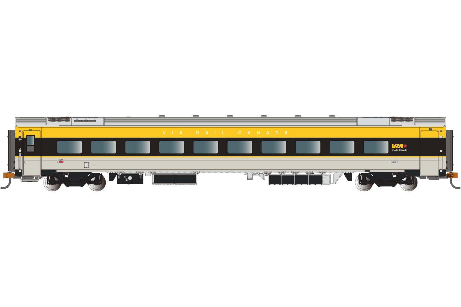 Bachmann Via Rail Canada Coach #2901gled Hood