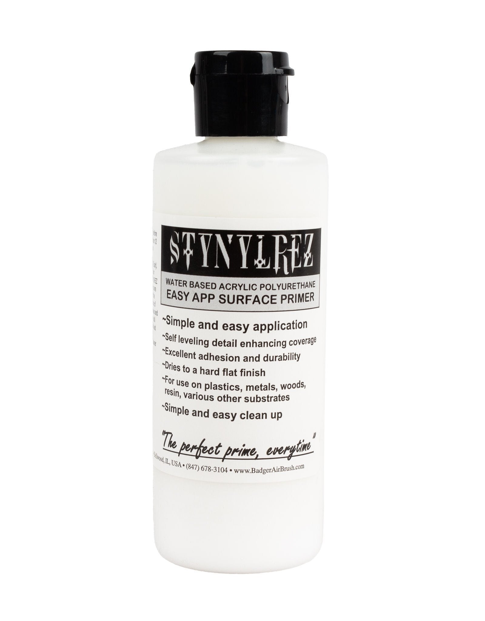 Badger Stynylrez 4Oz / 120Ml White Primer