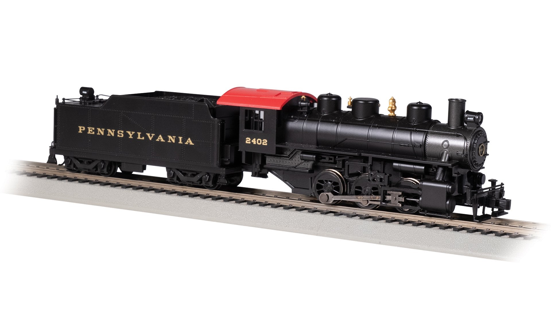 Bachmann USRA 0-6-0 W/Smoke & Short HaulTender - PRR #2402