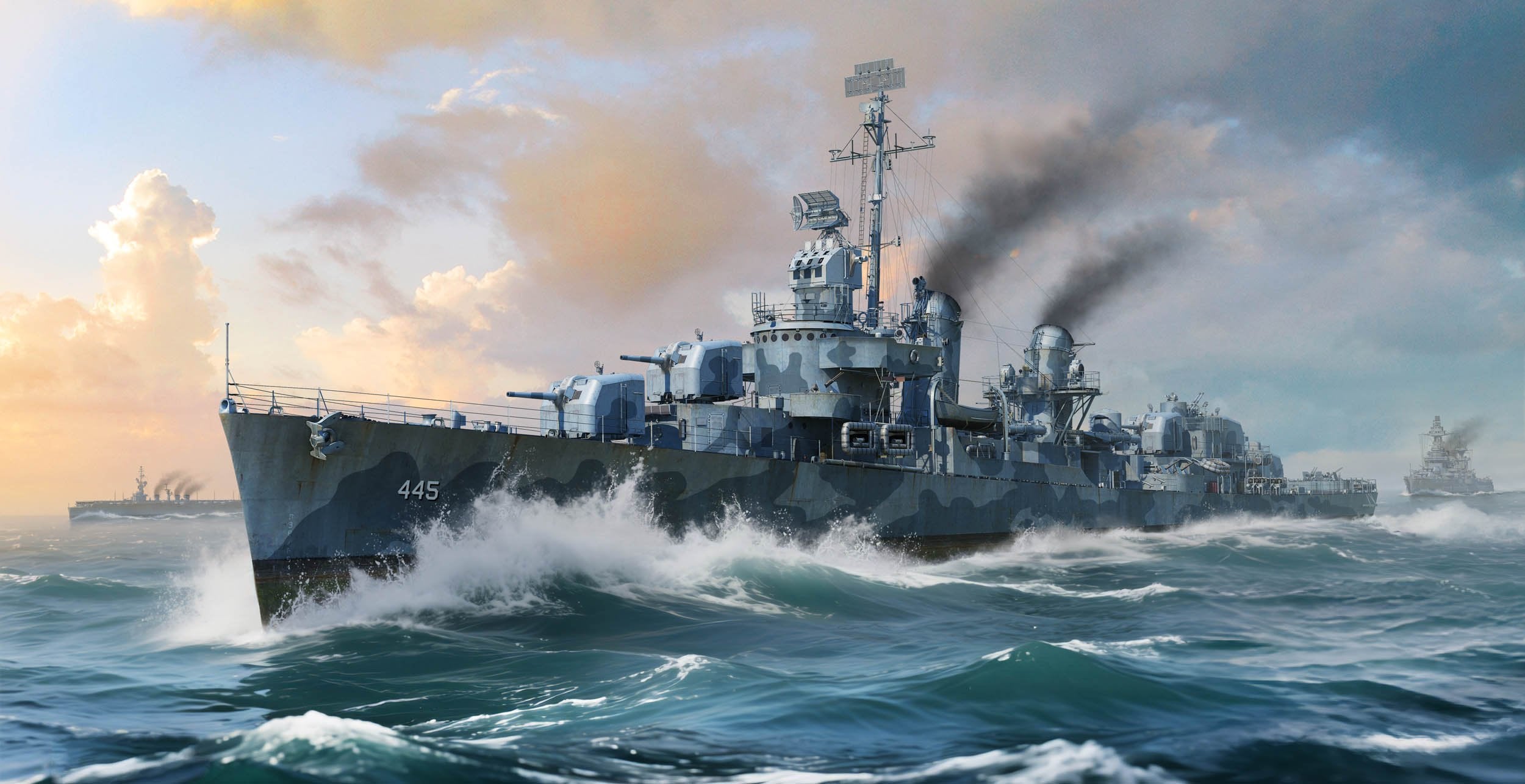 I Love Kit 1:350 USS Fletcher DD-445