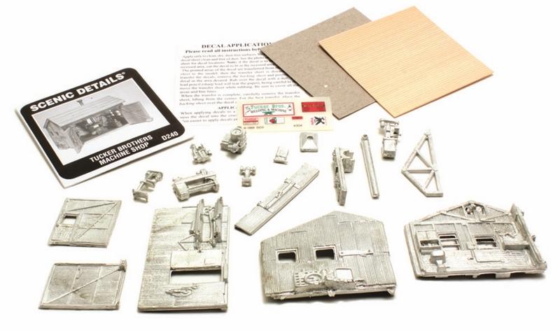 Woodland Scenics Tucker Bros Machine Shop Sd, HO Scale