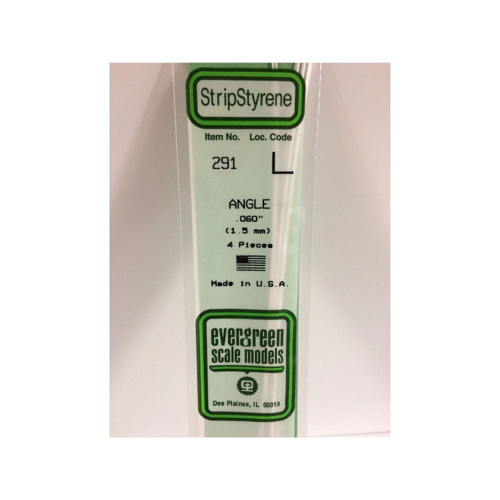 Evergreen Plastic Angle .060(1.5 Mm) (4)