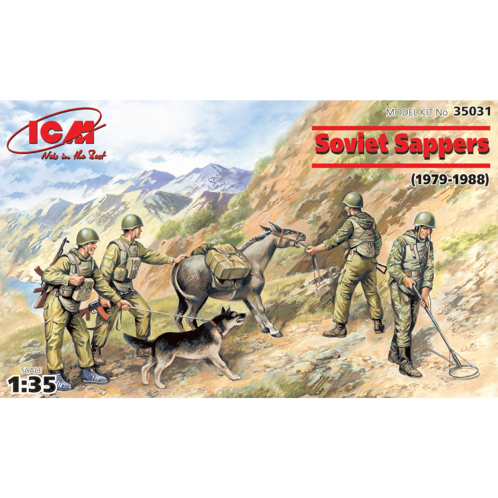 ICM 1:35 Svt. Sappers (1979-88) (4)