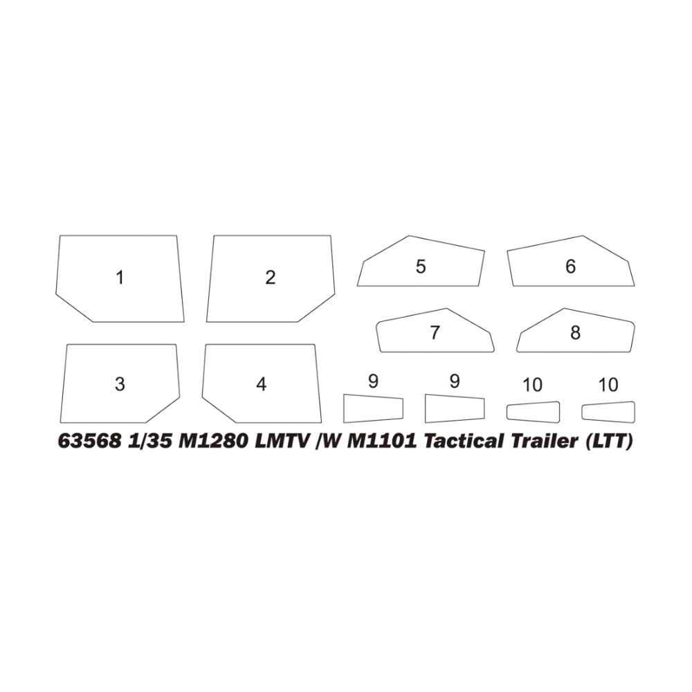 I Love Kit 1:35 M1280 LMTV&M1101 Tactical Trailer (LTT)