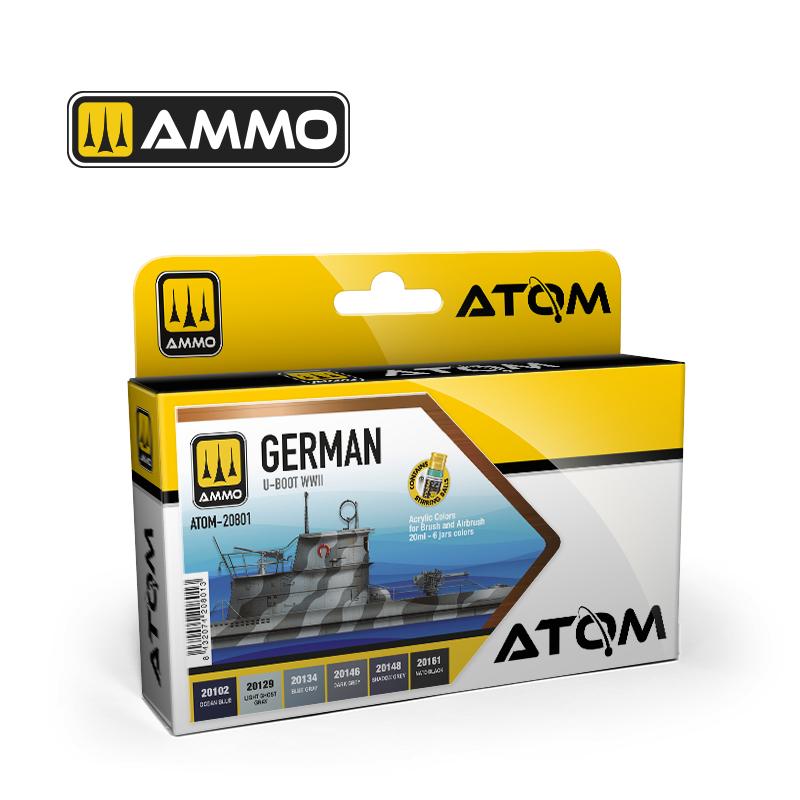 ATOM German U-Boot WWII Colour Set