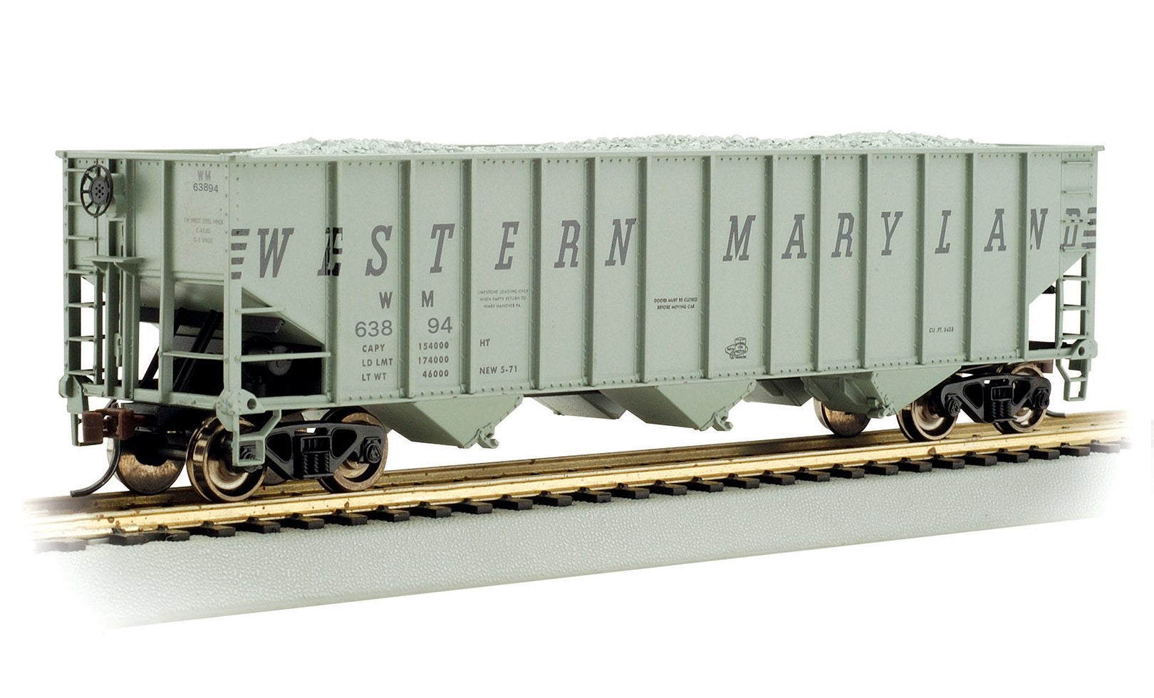 Bachmann Western Maryland #63894 (Gray)are. N Scale