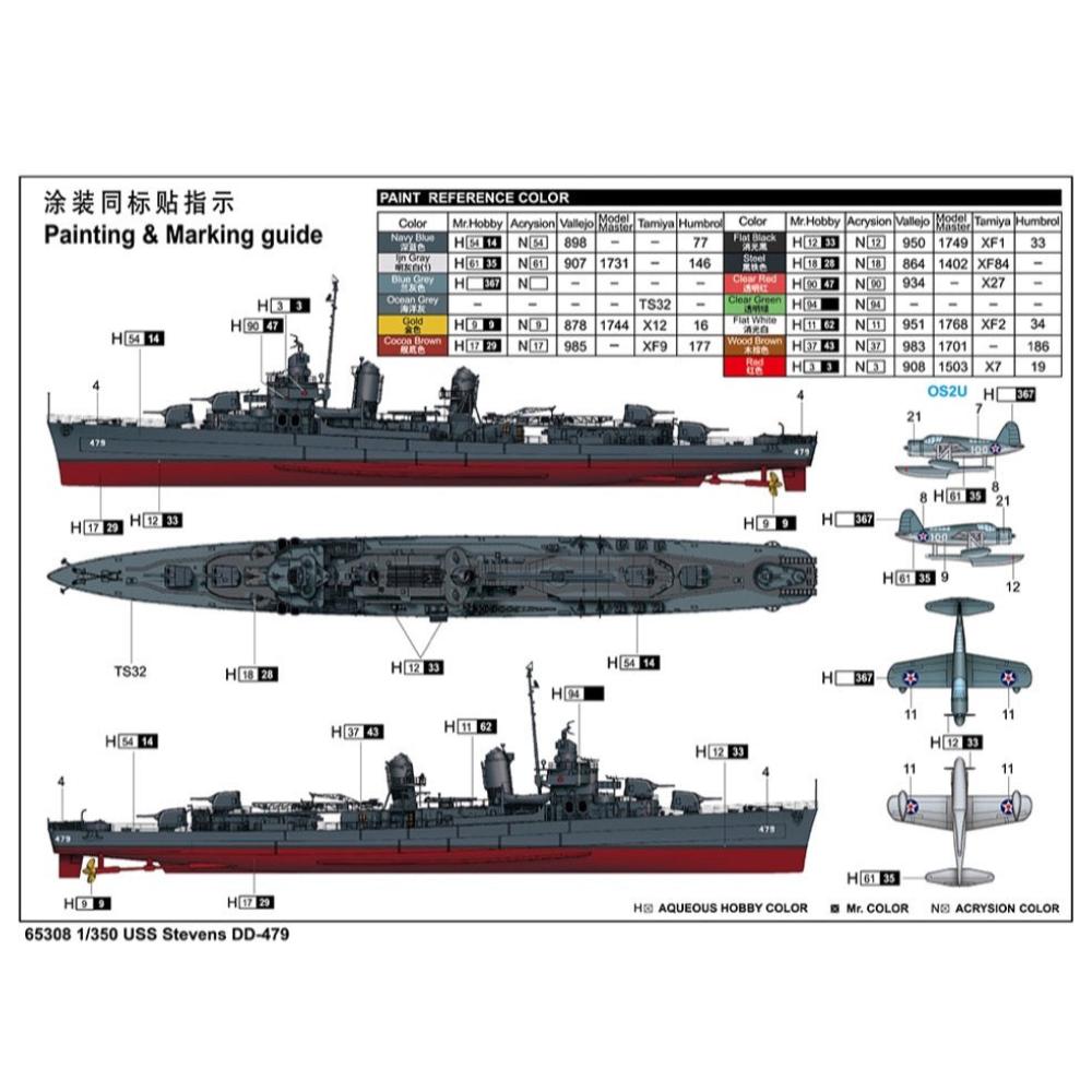 I Love Kit 1:350 USS Stevens DD-479