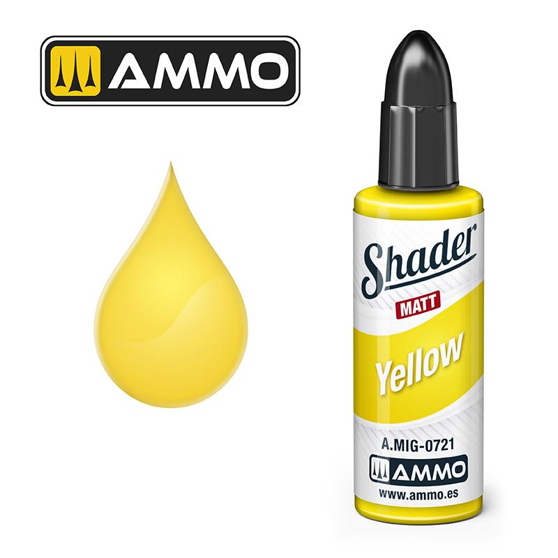 Ammo Matt Shader Yellow 10ml