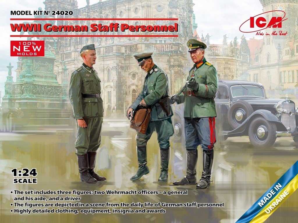 ICM 1:24 WWII German Staff Personnel