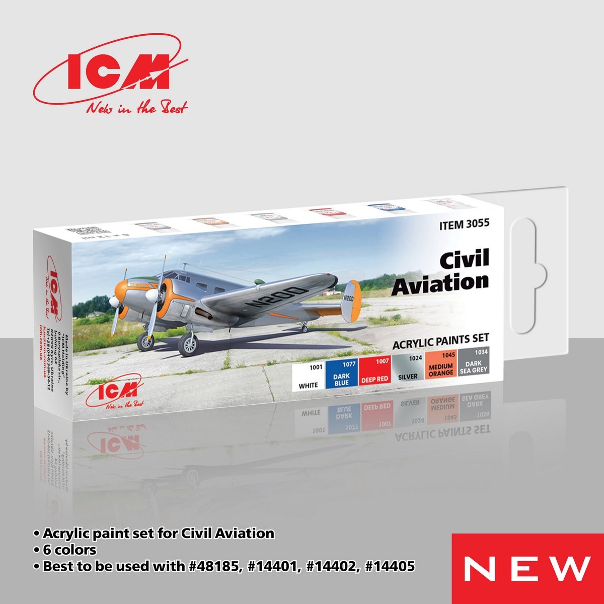 ICM Paint Set Civil Aviation