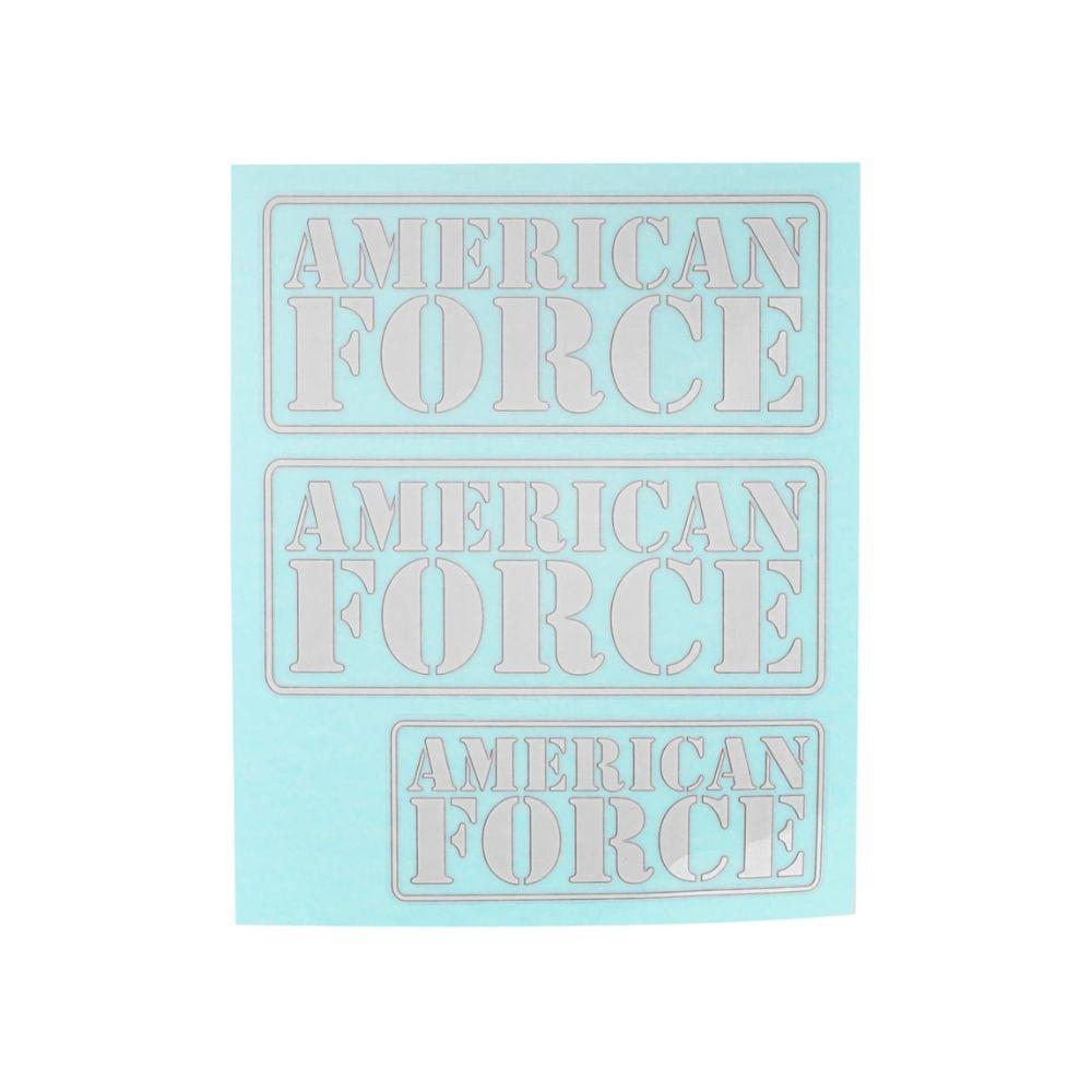 CEN Racing American Force Decal (silver)