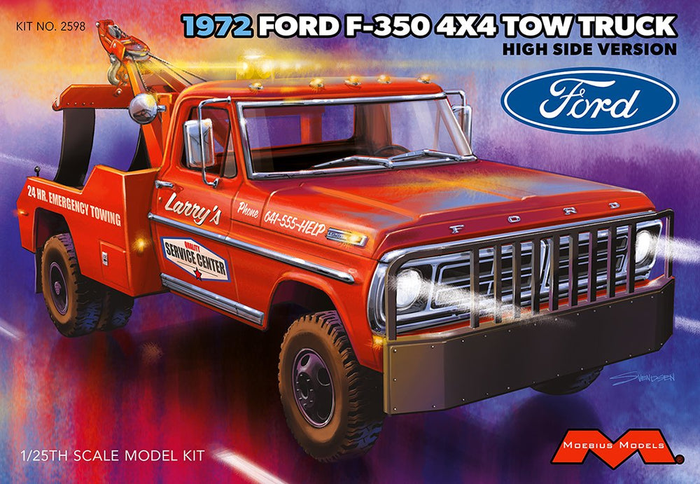 Moebius 1:25 1972 Ford F350 Wrecker
