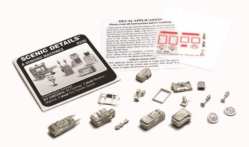 Woodland Scenics 8 Vending Machines Sc Details *