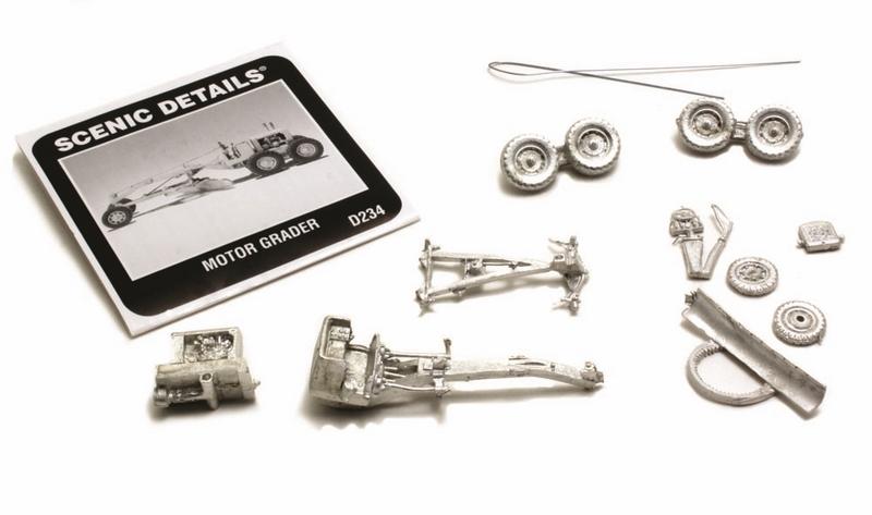 Woodland Scenics Motor Grader Cat 112 ScDetls, HO Scale