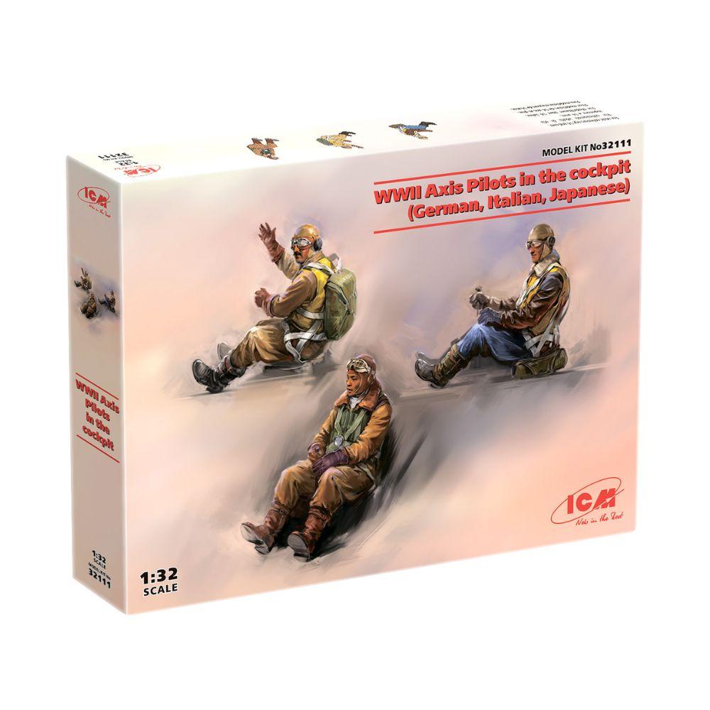 ICM 1:32 WWII Axis Pilots in Cockpit