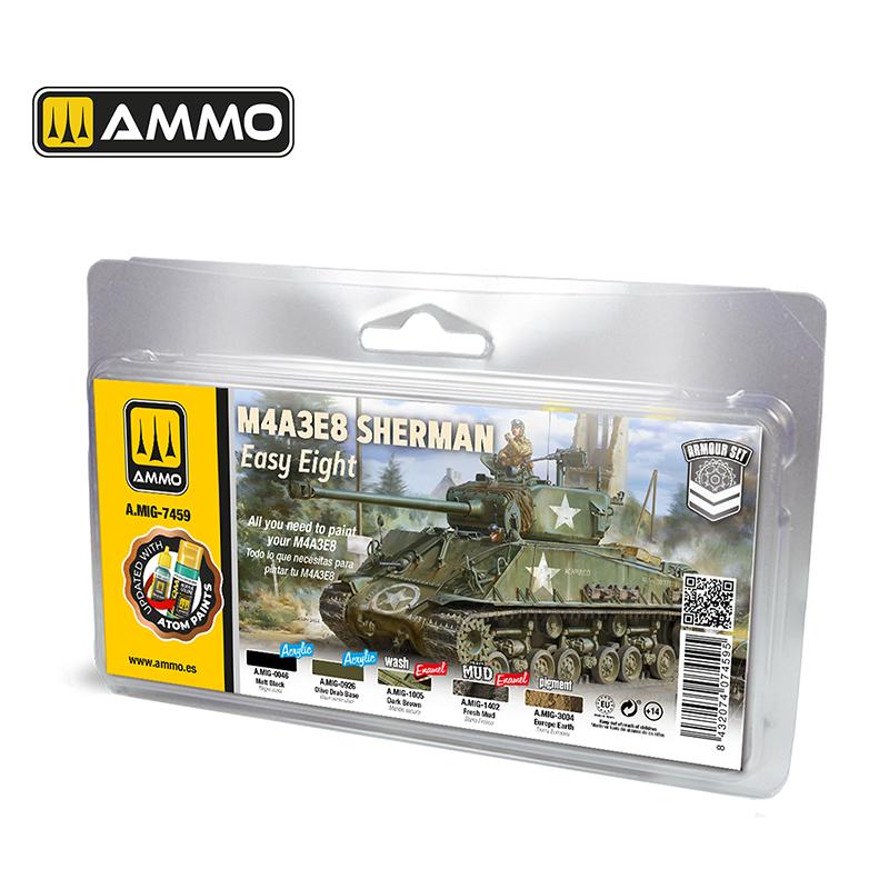 Ammo M4A3E8 Sherman Easy Eight Set