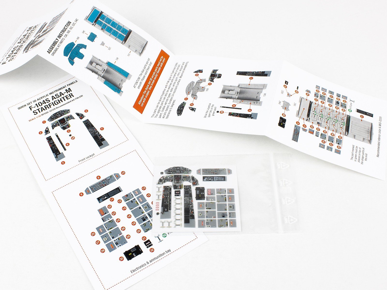 RED FOX STUDIO, 1:32 F-104S ASA M Starfighter (for Italeri kit)