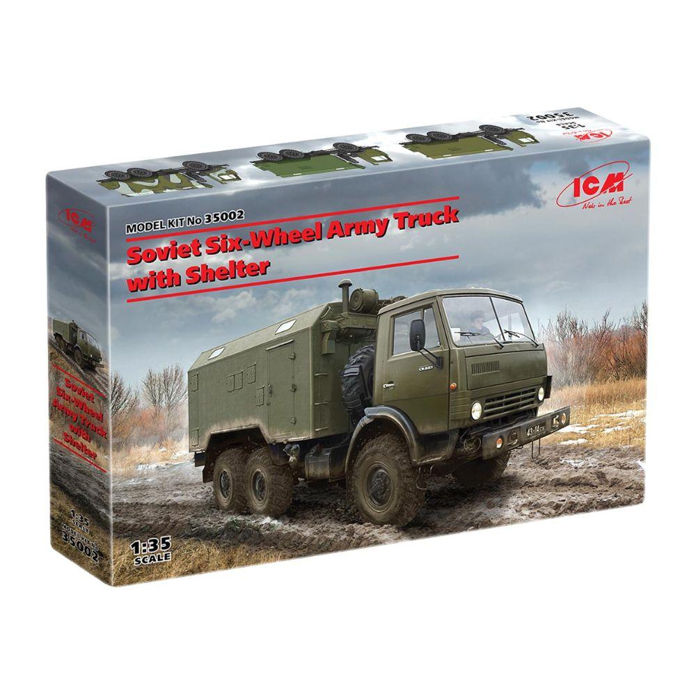 ICM 1:35 Soviet Six-Wheel Army Truck with Shelter