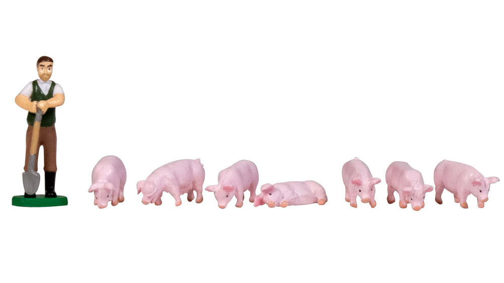 Bachmann Farmer Trotter & Pigs, Thomas &Friends, HO Scale