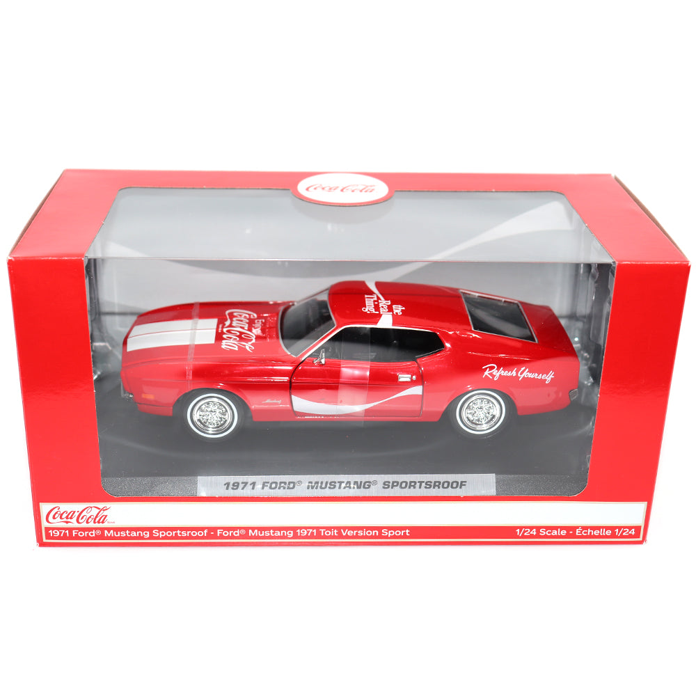 Motorcity Classics 1:24 1971 Coca Cola Ford Mustang Sportsroof