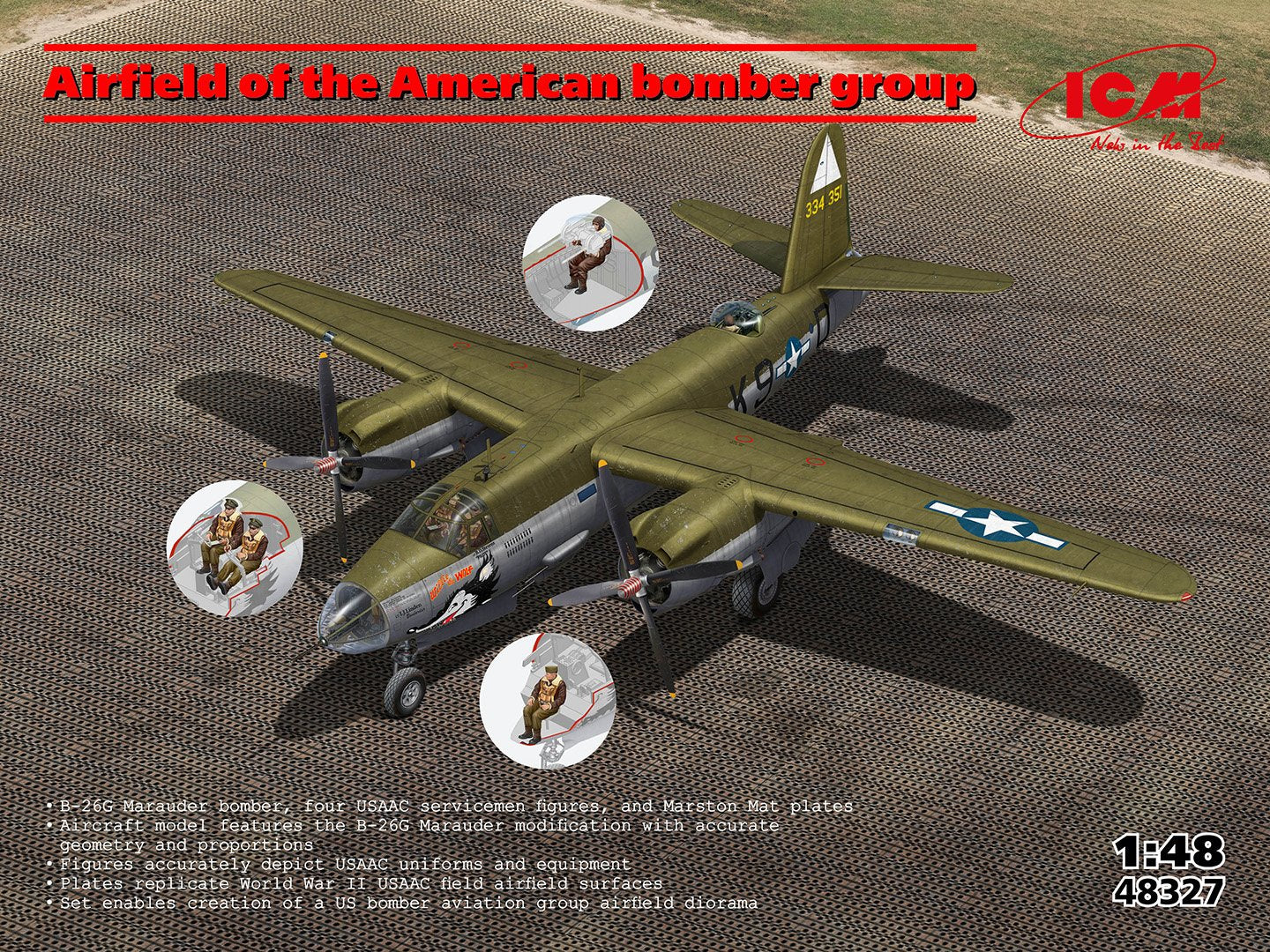 ICM 1:48 American Bomber Group Airfield