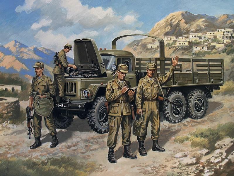 ICM 1:35 Zil-131 Soviet Truck with Motorised Rifles