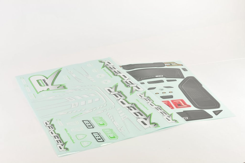 Cen Racing Reeper Green Decal Sticker Sheet
