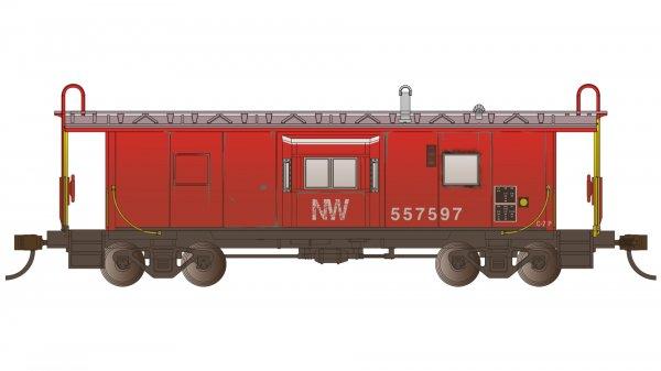 Bachmann Bay Window Caboose - Norfolk &Western #557597
